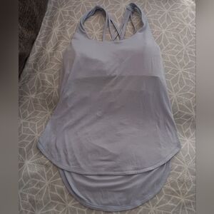 Lululemon Free To Be Serene Light Blue Tank Top (2 in 1)